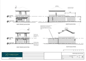 Architect Drawings and Planning Permission for a Single Storey Rear Extension