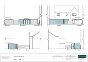 Architect Drawings and Lawful Development Certificate for the Erection of a Garden Outbuilding with hot tub area