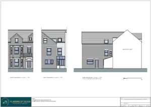 Architect Drawings and Planning Permission for a Change of Use from Dwellinghouse (C3) to a Holiday Let
