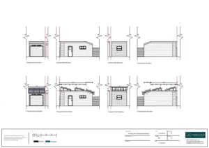 Architect Drawings and Planning Permission for Installation of no.9 Solar Panels on Garage Roof
