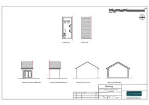 Architect Drawings and Planning Permission for a Garage Conversion and Change of Use to Beauty Salon