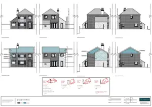Architect Drawings and Planning Permission for a First - Floor Side Extension to Create an Office Room