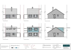 Architect Drawings and Lawful Development Certificate for a Loft Conversion to Create Two Bedrooms and Bathroom