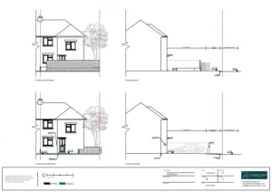 Architect Drawings and Planning Permission for New Dropped Kerb and Creation of Driveway