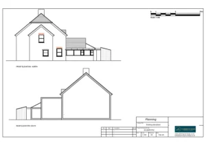 Architect Drawings and Planning Permission for a Single Storey Rear Extension