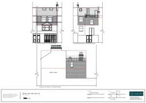 Architect Drawings and Planning Permission for a Change of Use of a Bedroom for Home Office to Practice Medicine