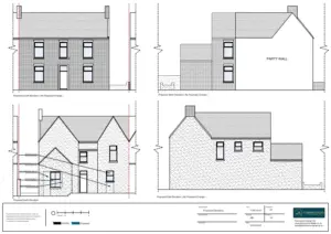 Architect Drawings and Planning Permission for Change of use of the Ground Floor from Betting Office to Residential