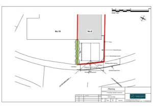 Architect Drawings and Planning Permission for Dropped Kerb at the Front of the Property