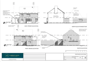 Architect Drawings and Lawful Development Certificate for Erection of a Single-Storey Side Extension