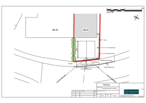 Architect Drawings and Planning Permission for Formation of a Dropped Kerb at the Front of the Property