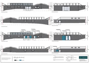Architect Drawings and Planning Permission for a Conversion of the Swimming Pool and Pool house into Meditation Rooms and Suites