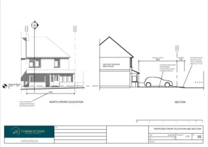 Architect Drawings and Lawful Development Certificate for Replacement of the Driveway Hardstanding and Creation of a New Vehicular Access