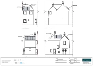 Architect Drawings and Lawful Development Certificate for Installation of 7 Solar Panels