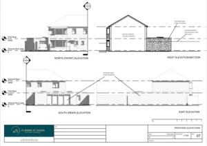 Architect Drawings and Planning Permission for Single-Storey Side and Rear Extension to the Property