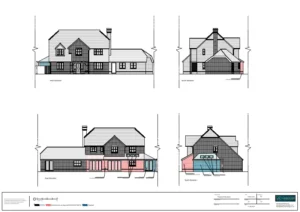 Architect Drawings and Planning Permission for Single Storey Side Extension on the Northern Elevation of the Property
