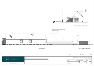 Architect Drawings and Planning Permission for Change of Use to Dog Grooming Business