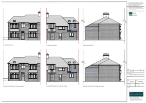 Architect Drawings and Planning Permission for a Change of Use From Class (C3) to Class (C1) Short-Term Holiday Let Self-Catered Accommodation