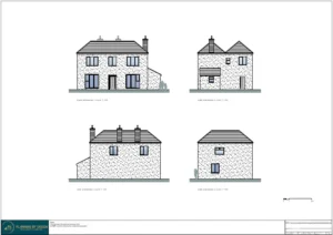 Architect Drawings and Planning Permission for a Change of Use From 4-Bedroom Dwellinghouse (C3 usage) into a Childrens' Home (C2 Usage)