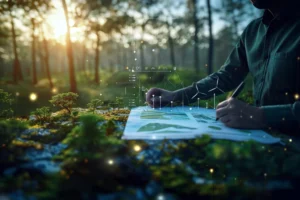 Ecologist Preparing a Specialist Planning Report