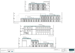 Architect Drawings and Planning Permission for Replacement of the Safety Handrail to Roof