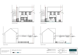 Architect Drawings and Planning Permission for Dropped Kerb