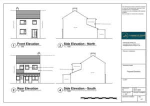 Architect drawings and Planning application for Erection of First-Floor Rear Extension