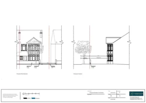 Architect Drawings and Lawful Development Certificate for Formation of Hardstanding and Alteration to Gates