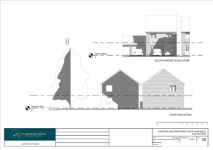 Architect Drawings, Planning Permission for Change of Use From a Residential Three-Bedroom Home to a Children’s Home for Up To Two People