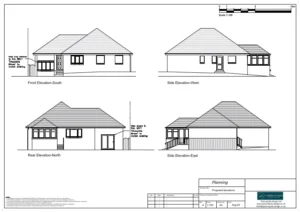 Architect Drawings and Lawful Development Certificate, for a Garage Conversion into the Habitable Room