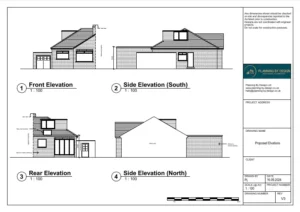 Architect Drawings and Planning Permission for Single Storey Rear Extension