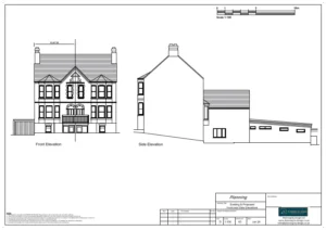 Architect Drawings, Planning Permission for Change of Use From Residential (C3) to Nursery (Class E)