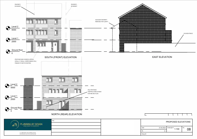 Architect Drawings and Planning Appeal for a Change of Use From Dwellinghouse (C3) to (C2) for a Mother and Baby Unit/Home Assessment Centre and Conversion of Garage