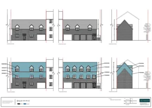 Architect Drawings and Planning Permission for Single-Storey Upward Extension to Create Two-bed Flat in Loft Space