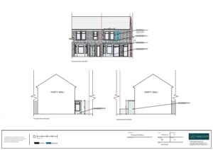 Architect Drawings, Planning Permission for Construction of a Bay Window and Front Access Porch