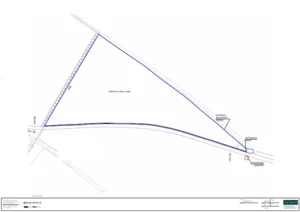 Architect Drawings, Planning Permission for Change of Use From Agricultural Land to Dog Walking Site