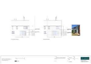 Architect Drawings and Planning Appeal for a Planning Appeal for Cladding to Front of Dwellinghouse - Retrospective