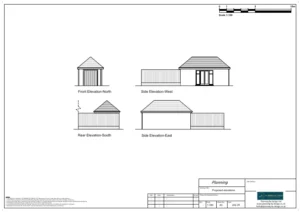 Architect Drawings and Planning Permission for a New Boundary Wall, New Parking Area and Extended Vehicular Crossover
