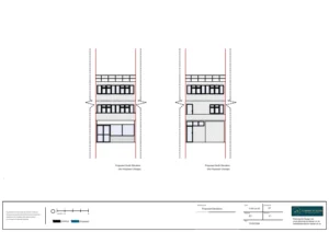 Architect Drawings and Planning Permission for Change of Use From a Dry Cleaner to a Restaurant