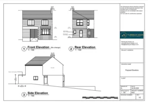 Architect Drawings and Planning Permission for Single-Storey Rear Extension