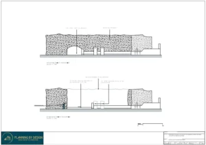 Architect Drawings and Planning Permission for Change of Use to Front of Dwelling to Create Ancillary Car Park for the Adjacent Garage