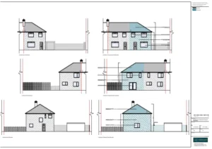 Architect Drawings and Planning Permission for New Dwelling