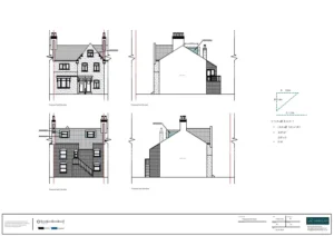 Architect Drawings and Planning Permission for Erection of Two Rear Dormer Extensions to Facilitate a Loft Conversion