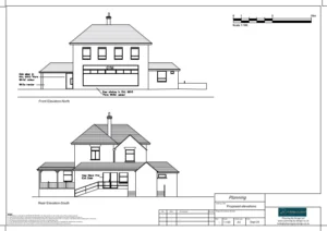 Architect Drawings and Planning Permission for Change of Use From Pub (Class SG) to Gym (Class E)