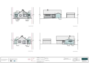 Architect Drawings and Planning Permission for Single Storey Rear Extension and Single Storey Front Extension