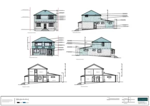 Architect Drawings and Planning Permission for Demolition of Existing Rear Extension and Erection of Rear Extension With 3 Velux Windows