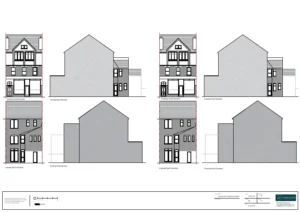 Architect Drawings and Retrospective Planning Permission for Change of Use Of First and Second-Floor Flats (Use Class C3) to Use Class E(e)