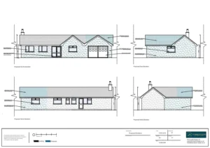 Architect Drawings and Planning Permission for Single Storey Front and Side Extension