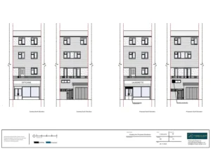 Architect Drawings and Planning Permission for Change of Use from Class E to Laundrette