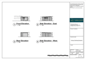 Architect Drawings and Retrospective Planning Permission for Retention of Rear Outbuilding for Incidental Use