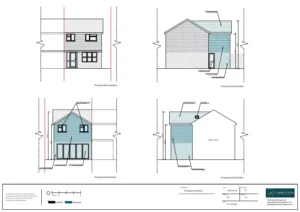 Architect Drawings and Planning Permission for Two-Storey Rear Extension